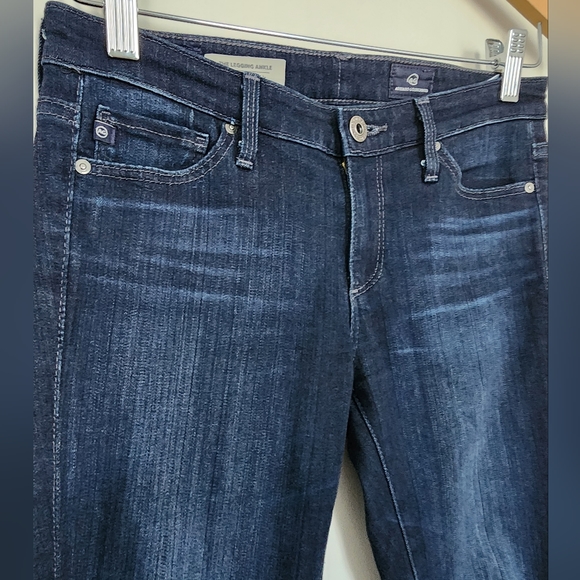 ADRIANO GOLDSHMIED DARK WASH WOMENS SKINNY JEANS DENIM 25R - Picture 5 of 8